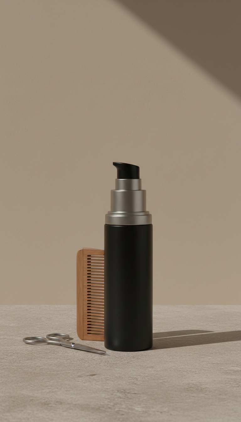 Soin barbe précision avec pompe