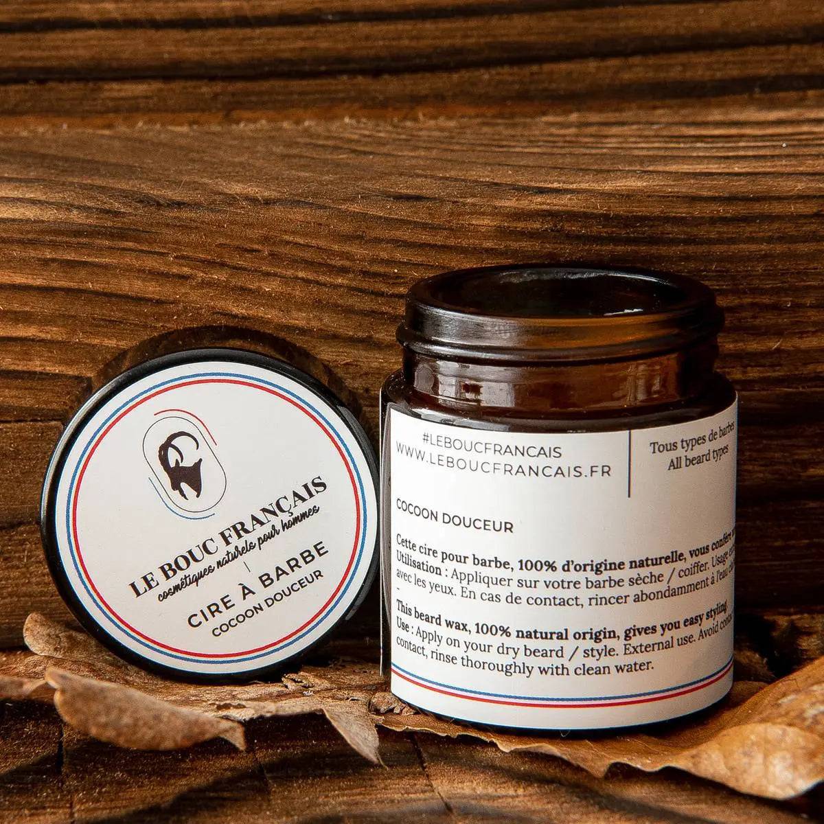 Cire Barbe Homme – Baume Barbe Cocoon Douceur (cèdre)