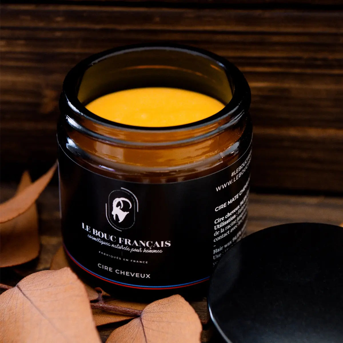 Cire Cheveux Mate Naturelle – Fixation Forte